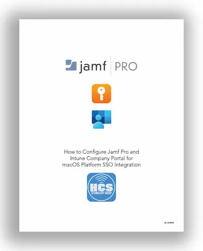 Jamf Microsoft Platform SSO Cover