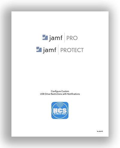 USB Restrictions Jamf Protect Cover